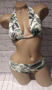 Money print Hallter short set