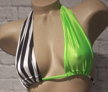 Load image into Gallery viewer, 2 piece Striped Hallter bikini set Many colors available!
