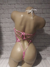 Load image into Gallery viewer, Pink and white LV Bodysuit
