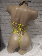 Load image into Gallery viewer, Yellow and black Gu Bodysuit
