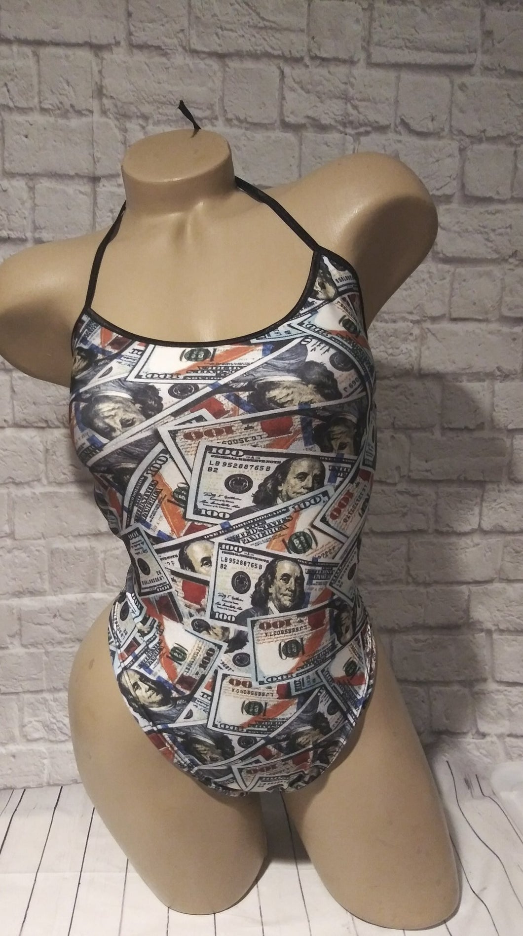 Money print Bodysuit