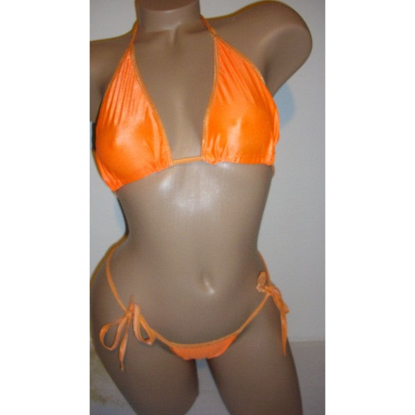 2 piece set tie side bikini Set